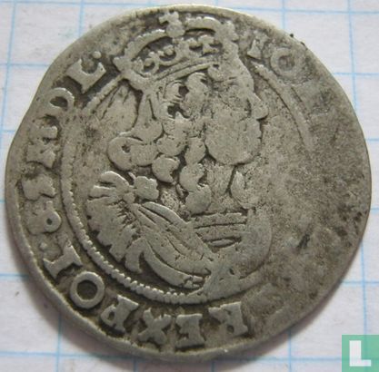 Pologne 6 groszy 1666 (AT) - Image 2
