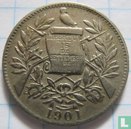 Guatemala ½ real 1901 - Image 1