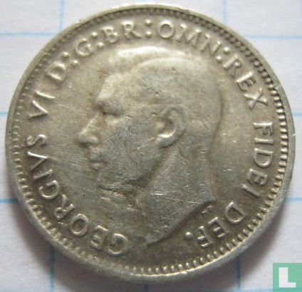 Australien 3 Pence 1952 - Bild 2