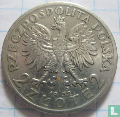 Poland 2 zlote 1932 - Image 1
