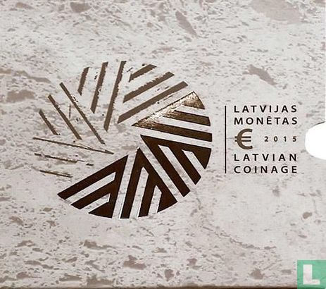 Latvia mint set 2015 "Presidency of the EU" - Image 1