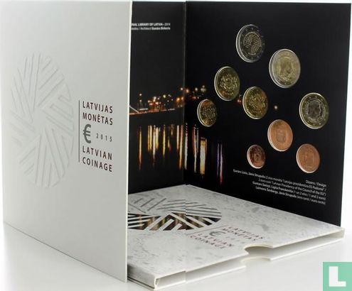 Latvia mint set 2015 "Presidency of the EU" - Image 3