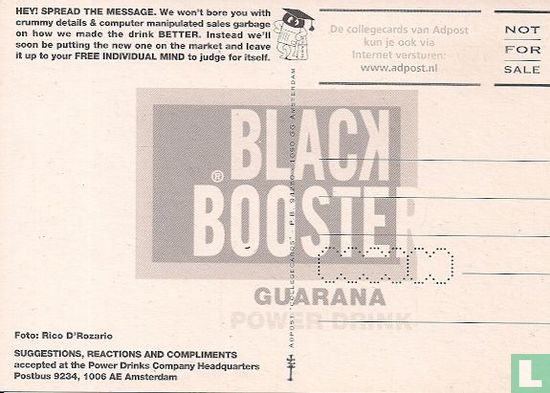 A000307 - Black Booster "boost up your mind and body" - Afbeelding 2
