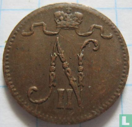Finlande 1 penni 1916 - Image 2