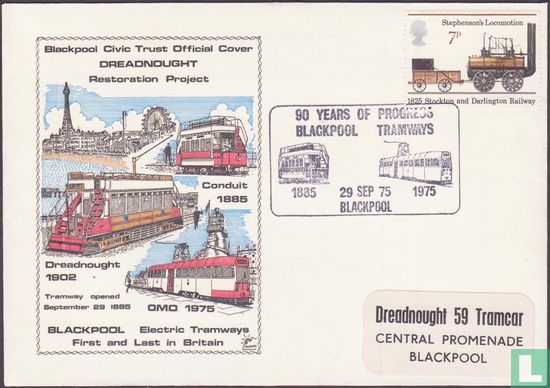 90 jaar trams in Blackpool - Afbeelding 1