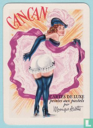 Joker, Extra Card, France, Can Can, Speelkaarten, Playing Cards, 1956 - Bild 1