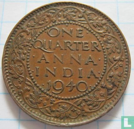 Brits-Indië ¼ anna 1940 (Bombay - type 1) - Afbeelding 1