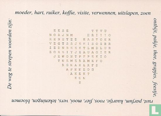 A000321 - Confetti Puzzels & Raadsels - moederdag - Afbeelding 1