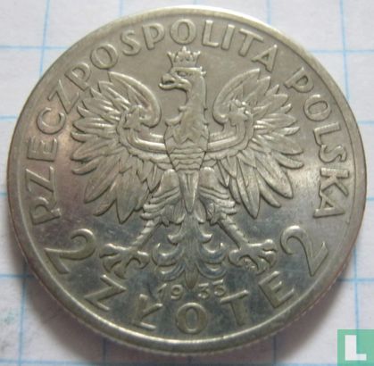 Polen 2 Zlote 1933 - Bild 1
