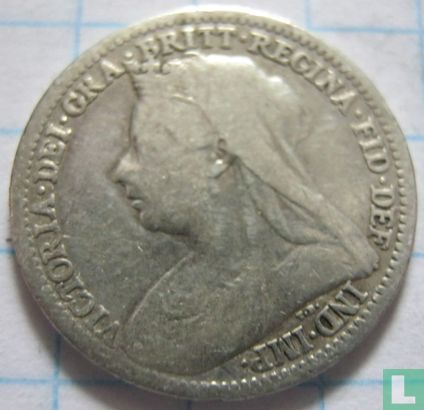Verenigd Königreich 3 Pence 1900 - Bild 2