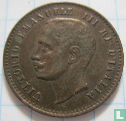 Italy 2 centesimi 1906 (straight 6 centrally placed) - Image 2