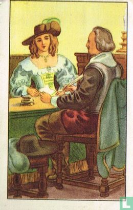 Vanuit de herberg geeft Richelieu zijn bevelen aan Milady - Afbeelding 1