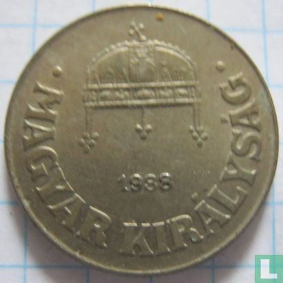 Hongarije 50 fillér 1938 - Afbeelding 1