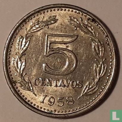 Argentine 5 centavos 1958 - Image 1