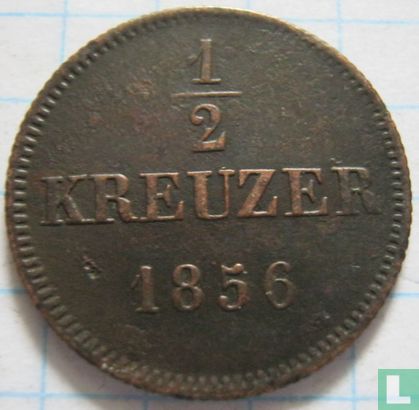 Bavaria ½ kreuzer 1856 - Image 1