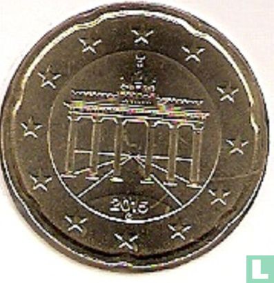 Allemagne 20 cent 2015 (G) - Image 1