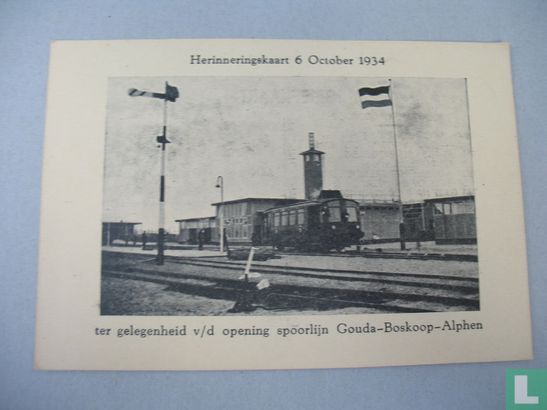 Spoorlijn Gouda - Boskoop - Alphen 1934 - Image 1