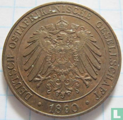 Duits Oost-Afrika 1 pesa 1890 - Afbeelding 1