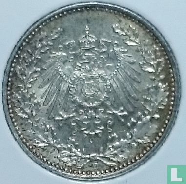Duitse Rijk ½ mark 1916 (E) - Afbeelding 2