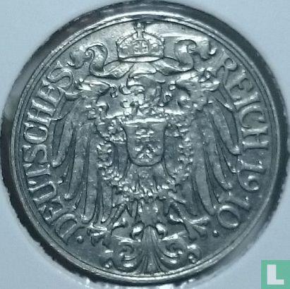German Empire 25 pfennig 1910 (D) - Image 1