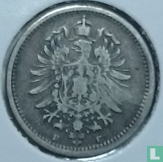 Deutsches Reich 20 Pfennig 1875 (F) - Bild 2