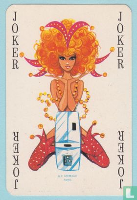 Joker, France, Pin-up, Chaffoteaux et Maury by James Hodges, Speelkaarten, Playing Cards - Afbeelding 1