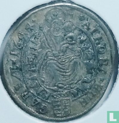 Hongarije 3 krajczar 1694 - Afbeelding 1