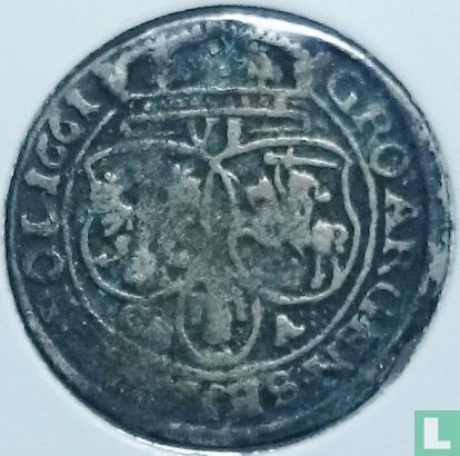Polen 6 groszy 1661 (GBA) - Afbeelding 1