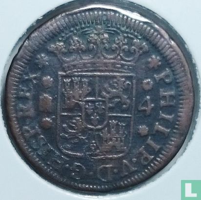 Espagne 4 maravedis 1742 - Image 2