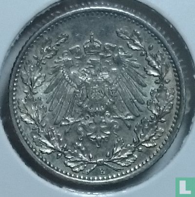 Duitse Rijk ½ mark 1912 (E) - Afbeelding 2