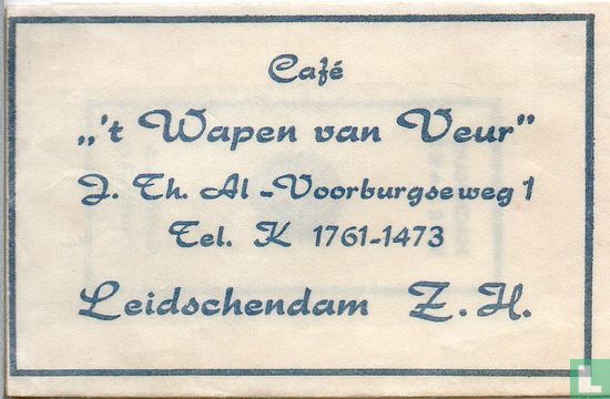 Café " 't Wapen van Veur" - Image 1