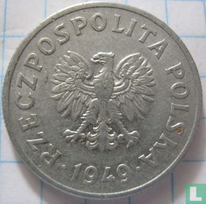 Pologne 50 groszy 1949 (aluminium) - Image 1