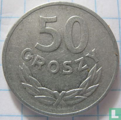 Poland 50 groszy 1949 (aluminum) - Image 2