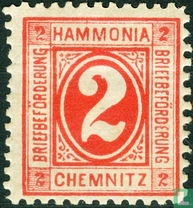 Transport des lettres Hammonia - Chiffre