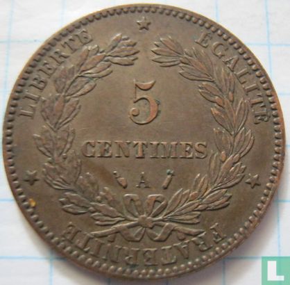 Frankrijk 5 centimes 1888 - Afbeelding 2