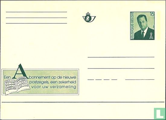 Een abonnement op de nieuwe postzegels