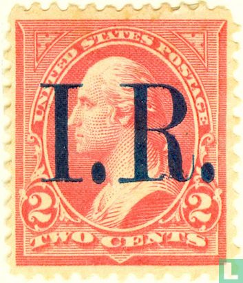 George Washington (Documentary Stamp), met opdruk I.R. (2) - Afbeelding 1