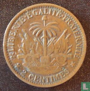 Haïti 2 centimes 1881 - Afbeelding 2