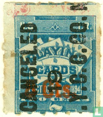 Playing Cards Tax Stamp (8#2)