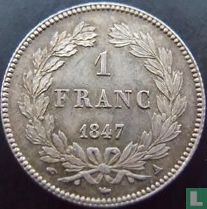 Frankrijk 1 franc 1847 (A) - Afbeelding 1
