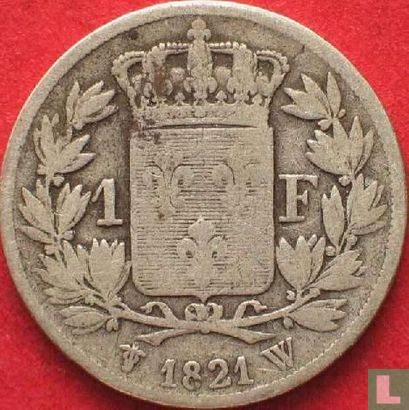 Frankrijk 1 franc 1821 (W) - Afbeelding 1