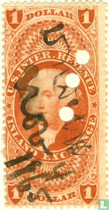 George Washington (algemene uitgave, oud papier) 1 $