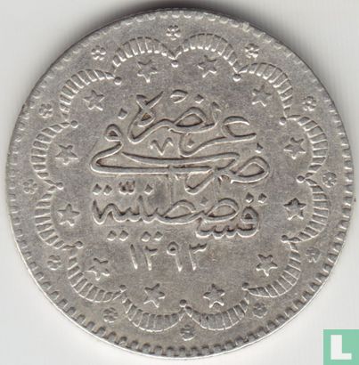 Ottomaanse Rijk 5 kurus  AH1293-14 (1888) - Afbeelding 1