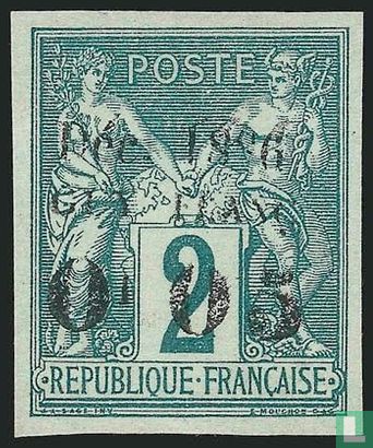 Peace and trade, with overprint 