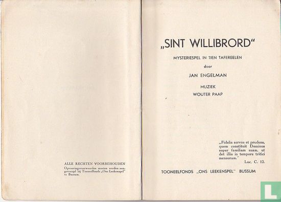 Mysteriespel Sint Willibrord - 739 - 1939 - Afbeelding 3