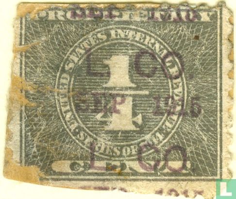 Cijfer (Proprietary Stamp) 1/4 C