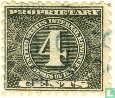 Cijfer (Proprietary Stamp) 4 C