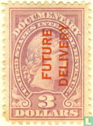 Documentary Stamps, met opdruk 3 $