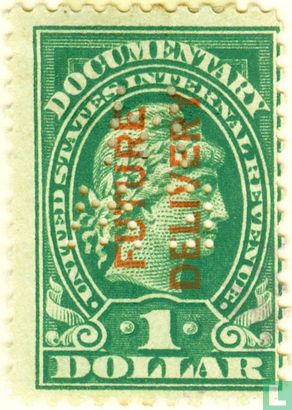 Documentary Stamps, met opdruk 1 $