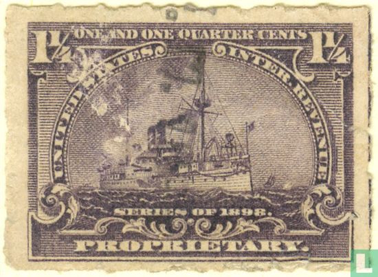 Battleship - Proprietary Stamp (1¼)